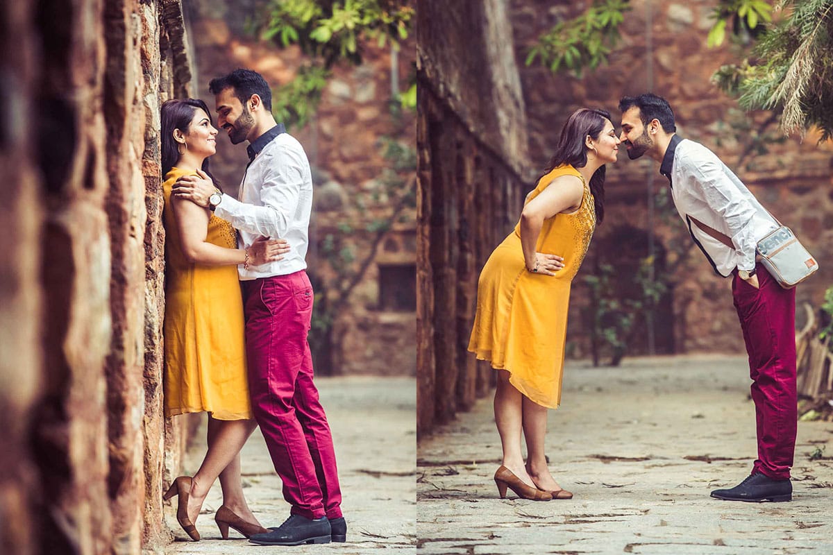 Hauz Khas village - pre wedding photoshoot