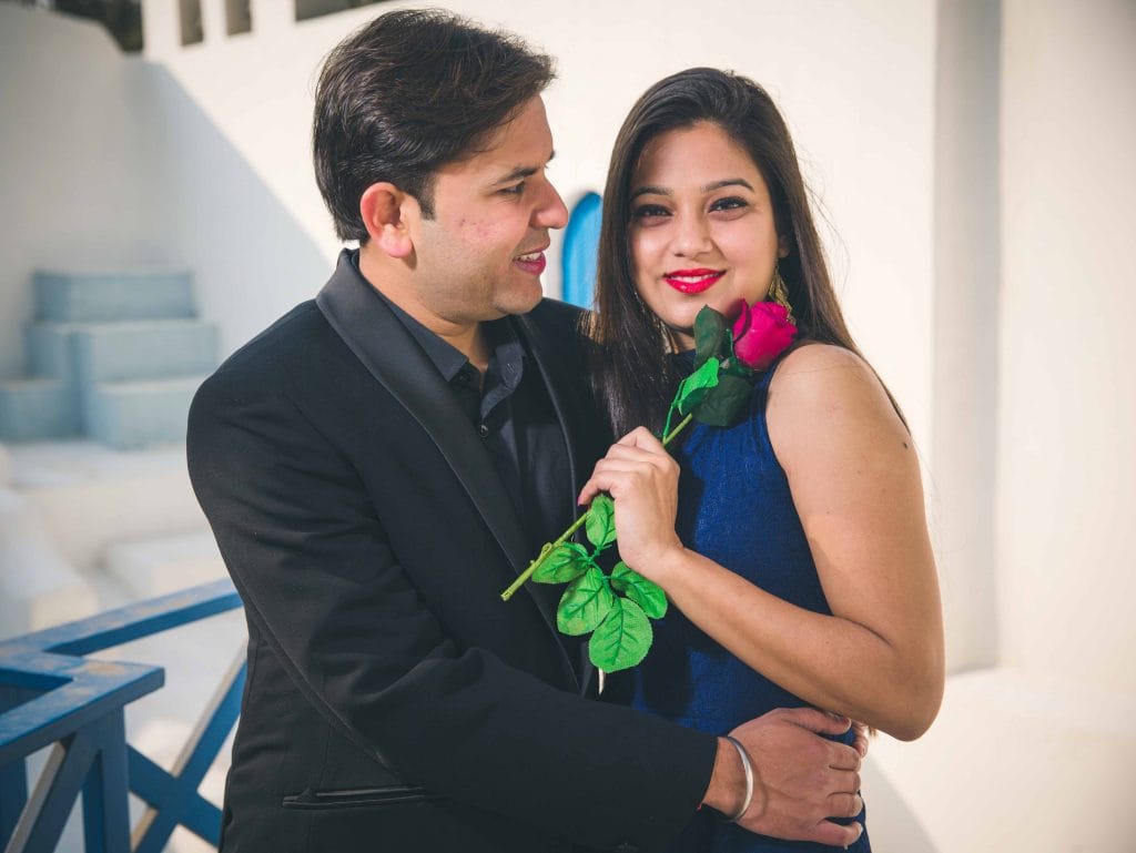 Hold a Flower Bouquet with the Groom