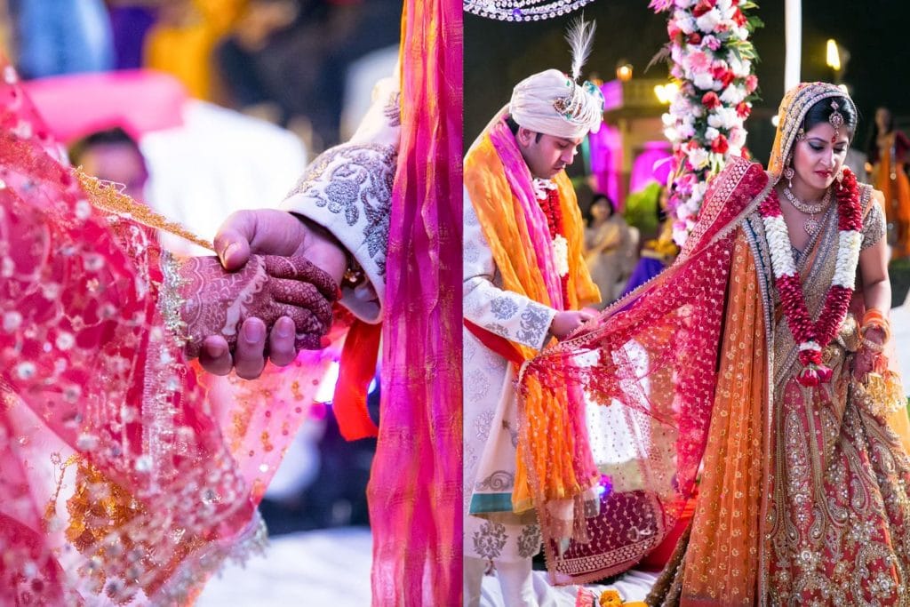 candid photography at mandap